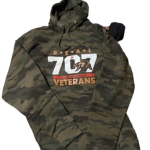 Product Image for  R.E.A.L. 707 Veterans Camouflaged Hoodie